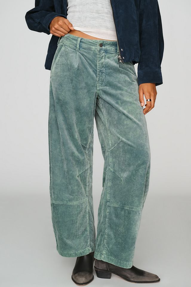 Pilcro Elmira Corduroy Stretch Barrel-Leg Pants #3