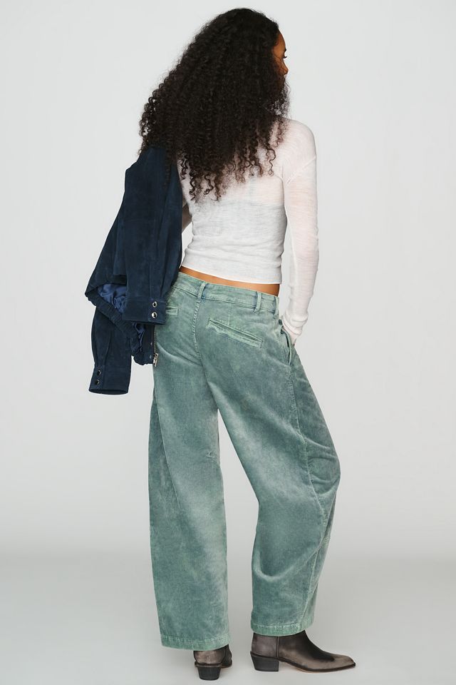 Pilcro Elmira Corduroy Stretch Barrel-Leg Pants #4