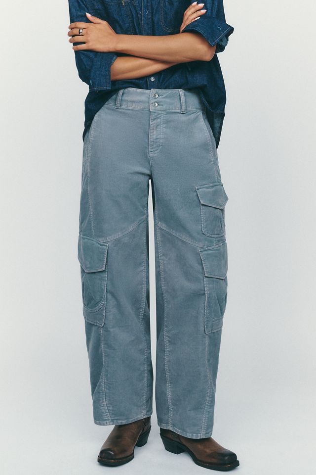 Aero Cord-Weitbein-Cargohose von Pilcro #1