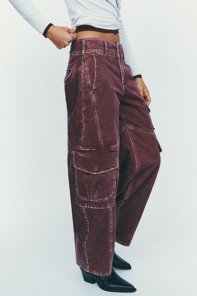Pilcro Aero Corduroy Wide-Leg Cargo Pants #2