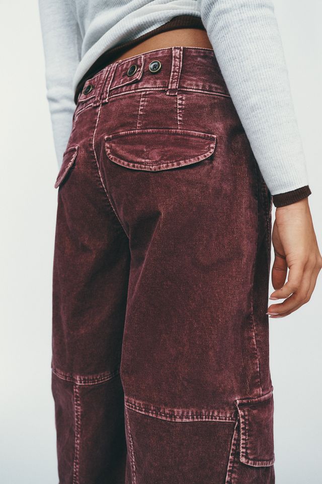 Pilcro Aero Corduroy Wide-Leg Cargo Pants #3