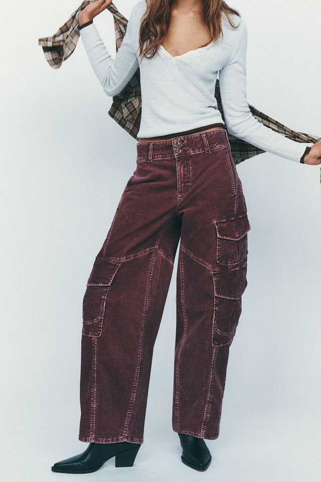 Pilcro Aero Corduroy Wide-Leg Cargo Pants #6