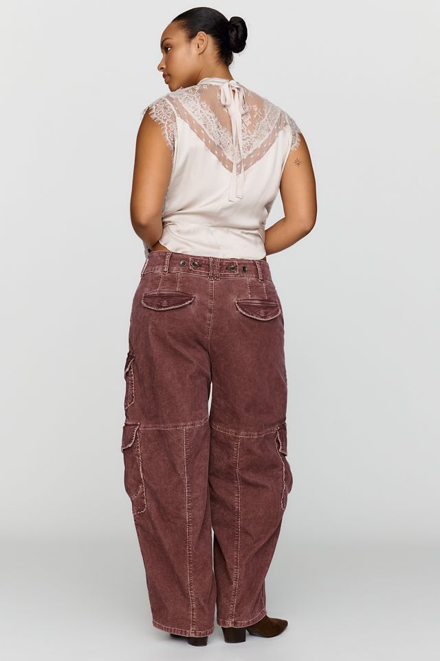 Pilcro Aero Corduroy Wide-Leg Cargo Pants #9