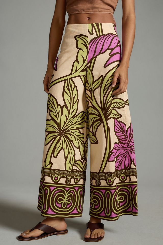Ravenea Espartel Printed Wide-Leg Pants #1