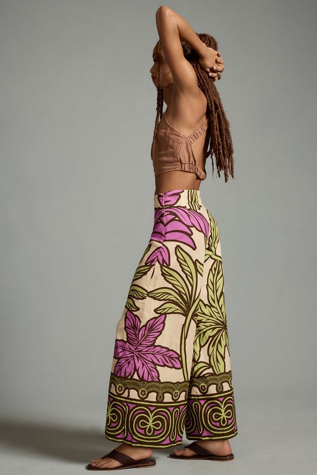 Ravenea Espartel Printed Wide-Leg Pants #4