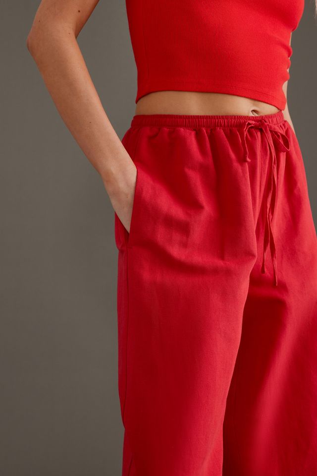 ALIGNE Algae Linen Wide-Leg Trousers #4