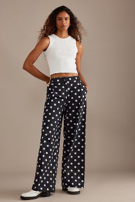 Shop Aligne Angus Spot Trousers In Multicolor