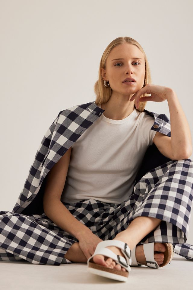 ALIGNE Ned Check Barrel Trousers #5