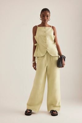 ALIGNE Alara Pantalon Large en Lin