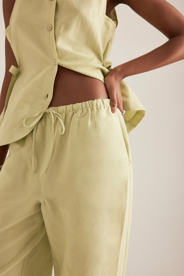 ALIGNE Alara Leinen Weites-Bein Hosen #3