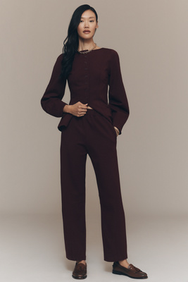 ALIGNE Markus Ponte Barrel Trousers