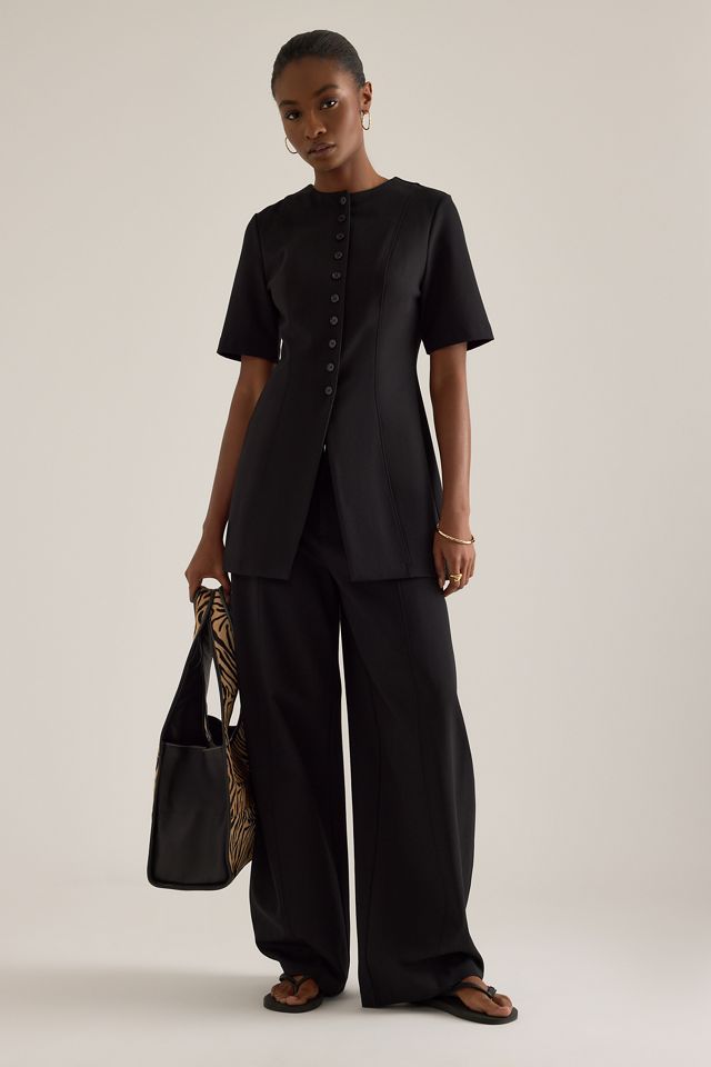 ALIGNE Houston Ponte Barrel Trousers #4