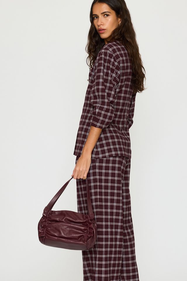 ALIGNE Riley Check Wide-Leg Trousers #3