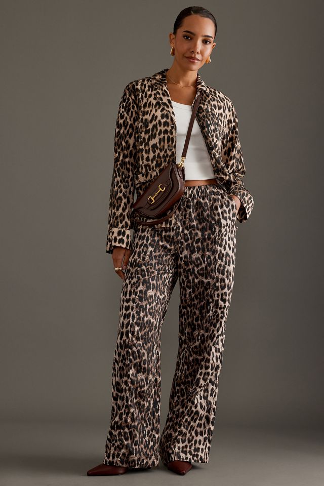 Pantaloni a Gamba Larga Leopardati Nalana di Baum und Pferdgarten