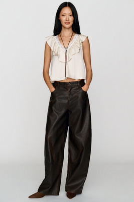 Baum und Pferdgarten Napolen Faux Leather Pants by Anthropologie