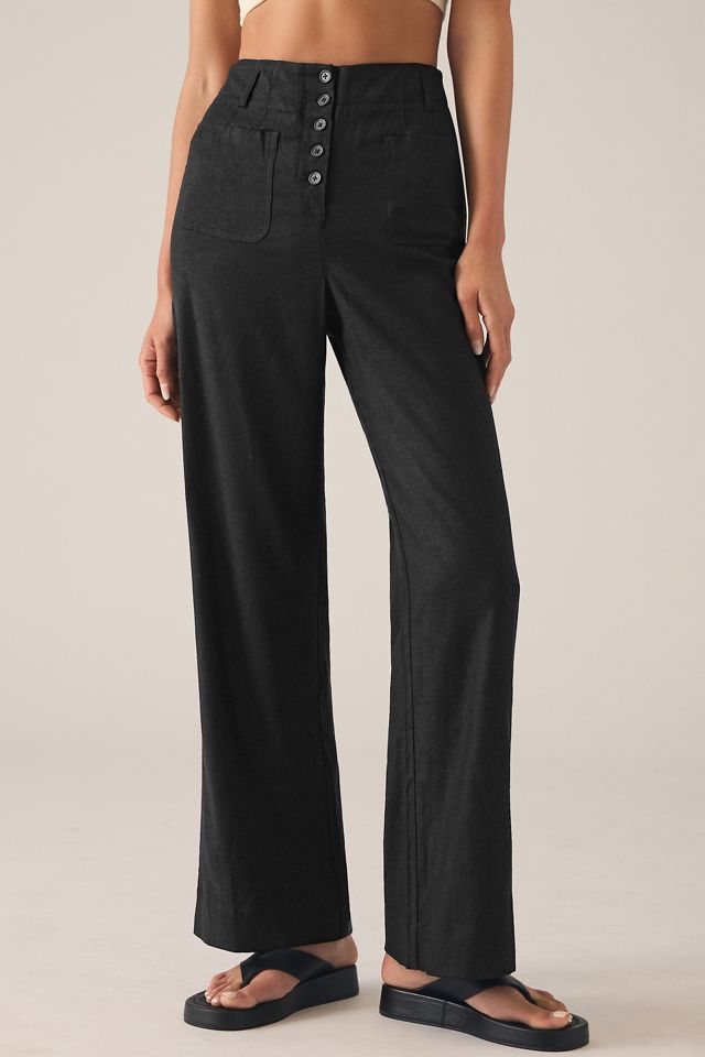 TwentySixHundred Button-Front Straight-Leg Pants #1
