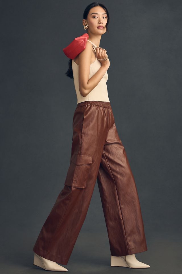 TwentySixHundred Faux Leather Utility Pull-On Pants #4