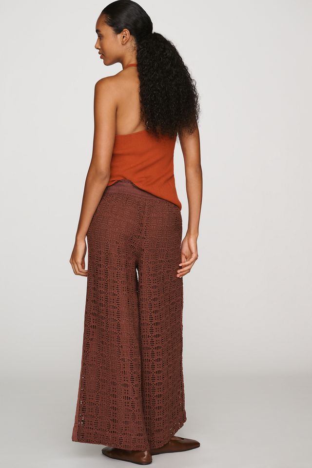 Ollari 100% Cotton Cutwork Track Pants #3
