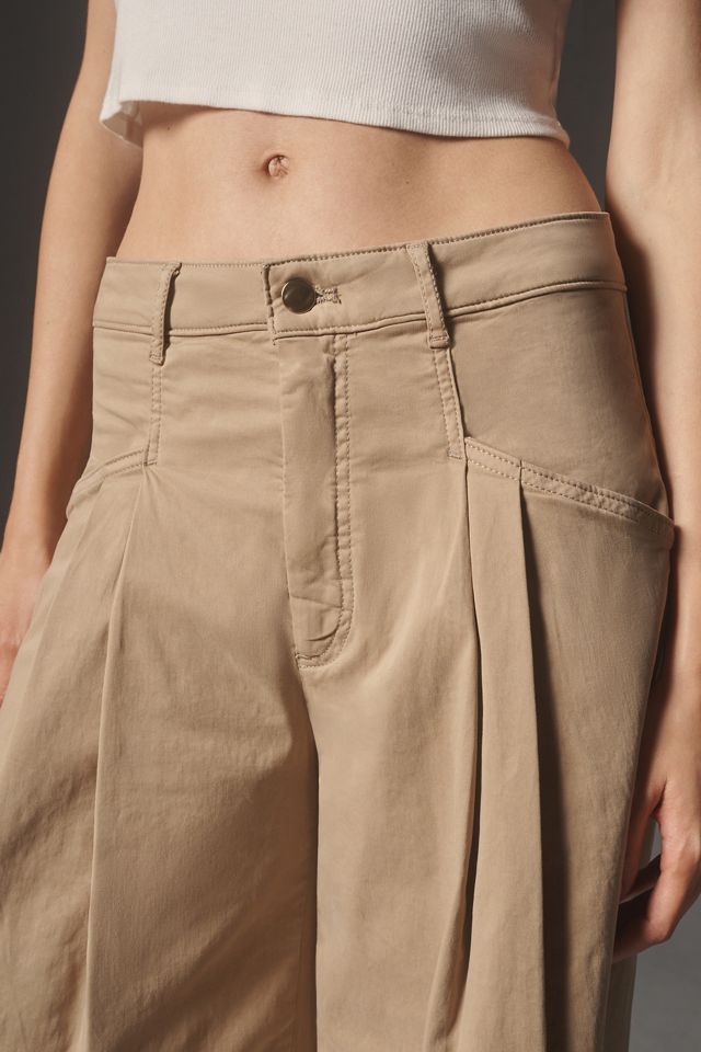 Maeve Oversized Wide-Leg Chino Pants #3