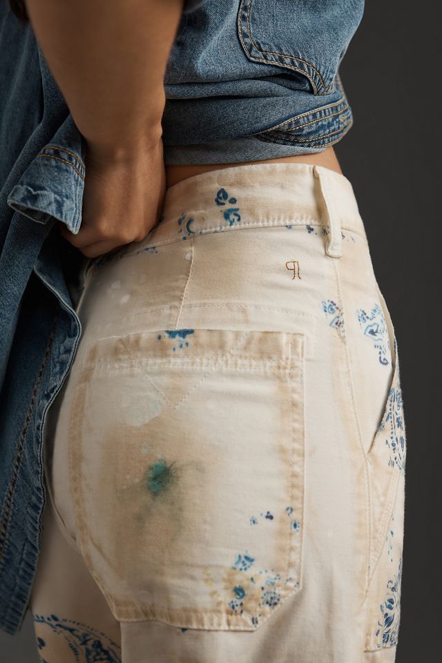 The Millie Low-Slung Barrel Pants by Pilcro: Printed Edition #3