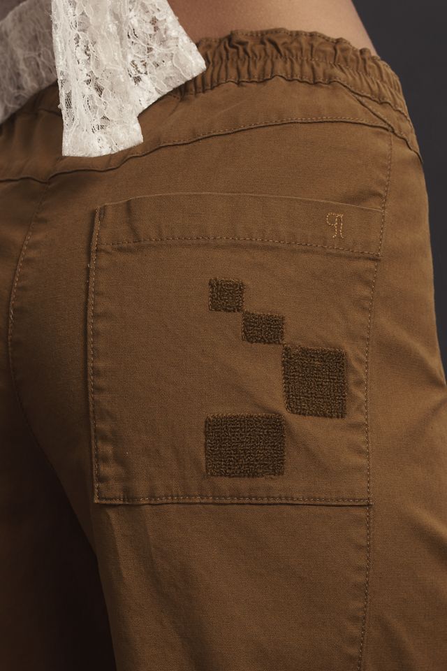 The Izzie Relaxed Pull-On Barrel Pants by Pilcro: Patch Edition #2