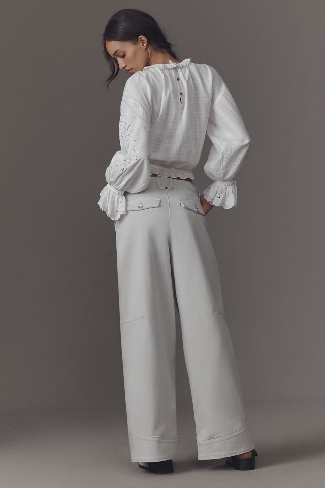 Pilcro Mid-Rise Curve Wide-Leg Pants #2