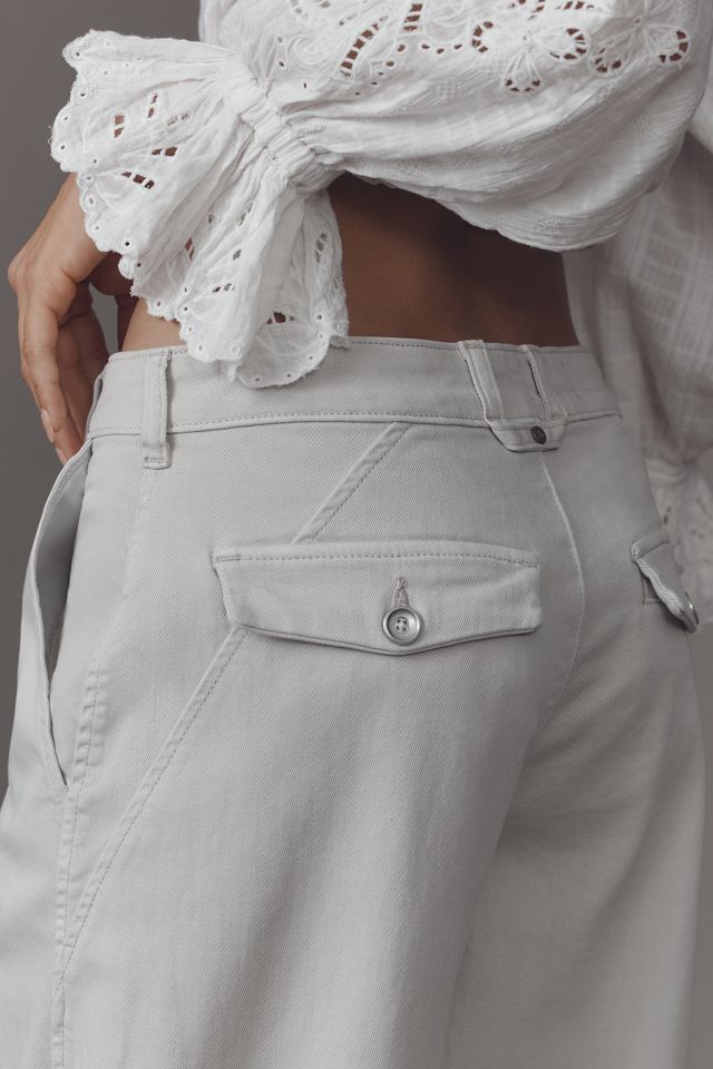 Pilcro Mid-Rise Curve Wide-Leg Pants #4