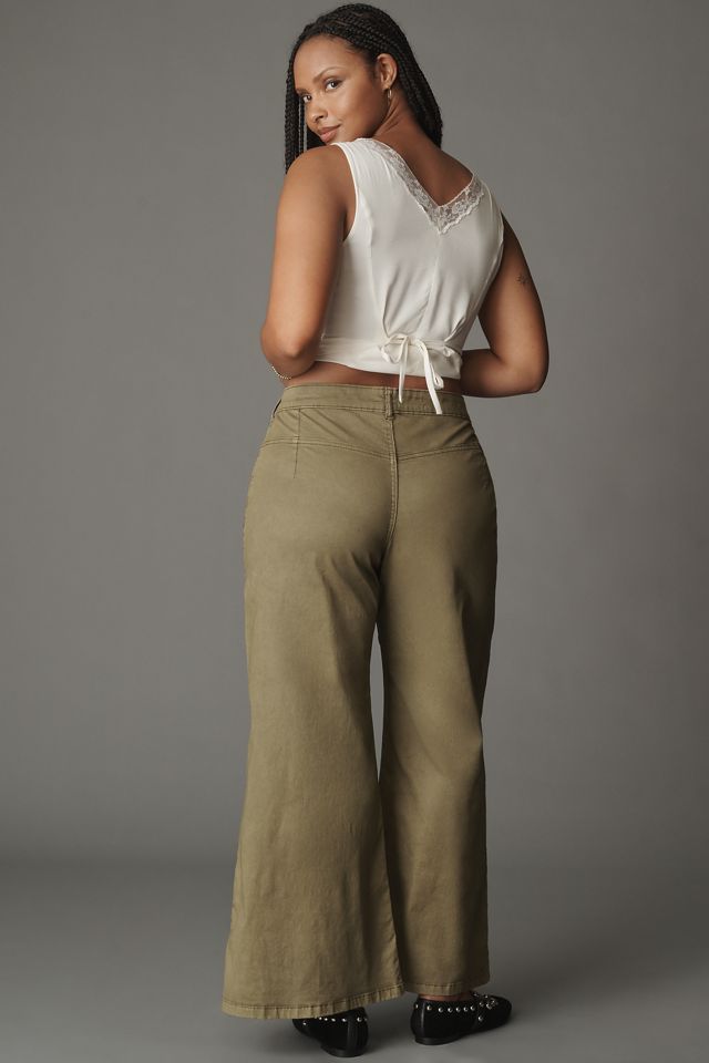 Pilcro Crop Wide-Leg Pants #7
