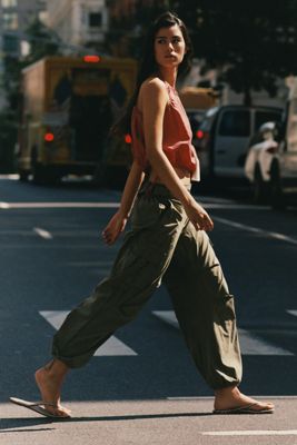 By Anthropologie Utility Parachute Pants