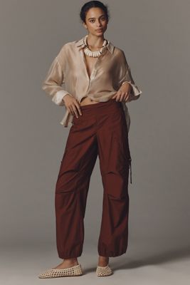 By Anthropologie Utility Parachute Pants