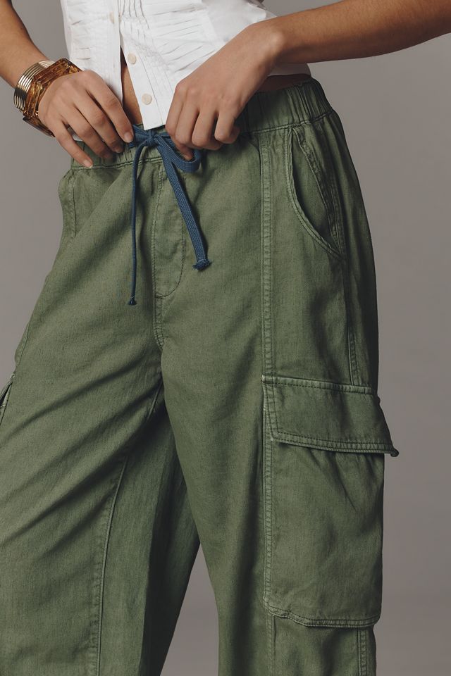 Pilcro Linen Cotton Jogger Pants #1