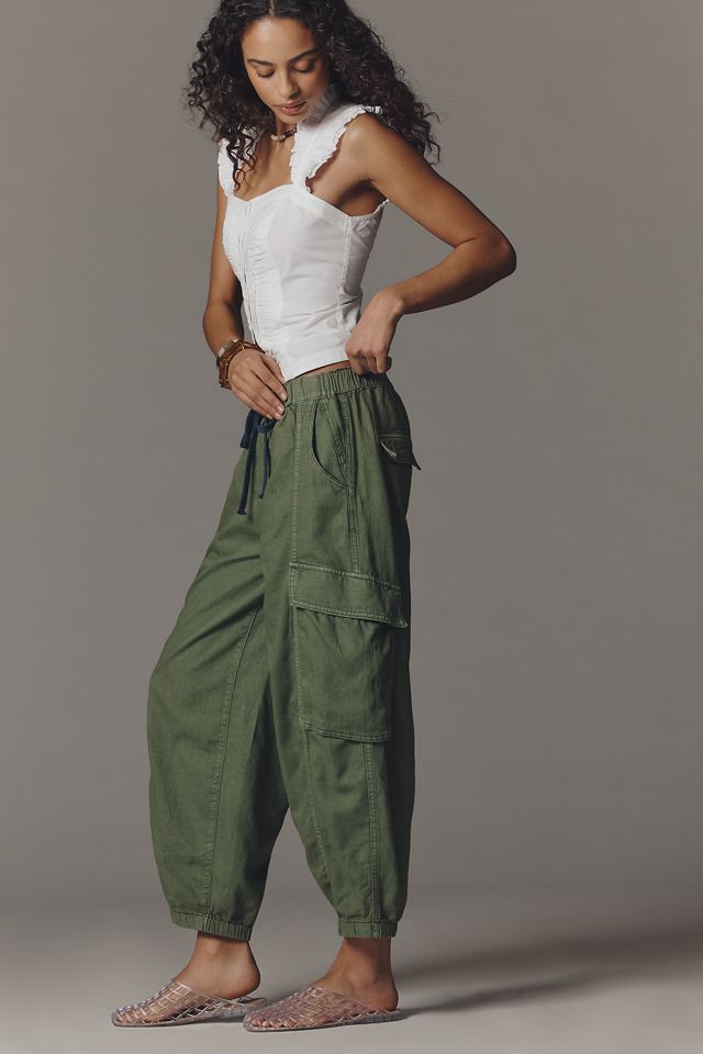 Pilcro Linen Cotton Jogger Pants #2