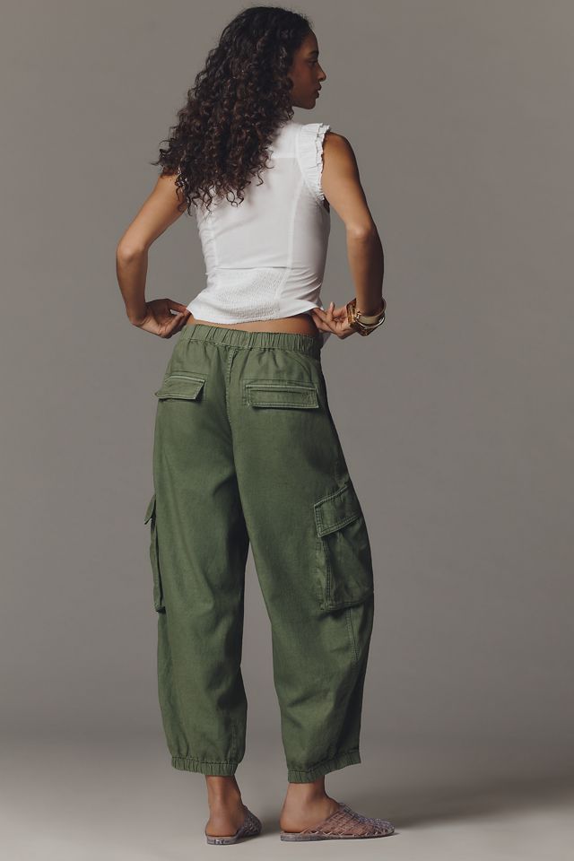 Pilcro Linen Cotton Jogger Pants #3