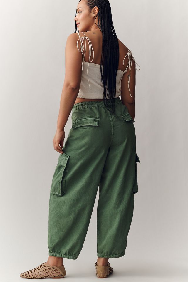 Pilcro Linen Cotton Jogger Pants #6
