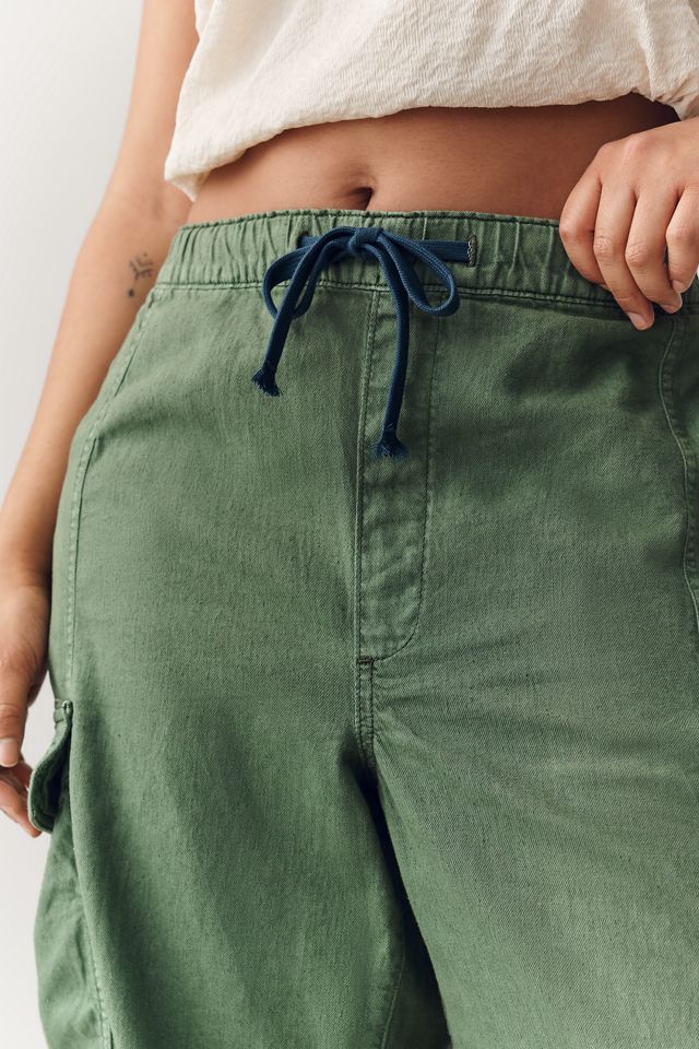 Pilcro Linen Cotton Jogger Pants #7