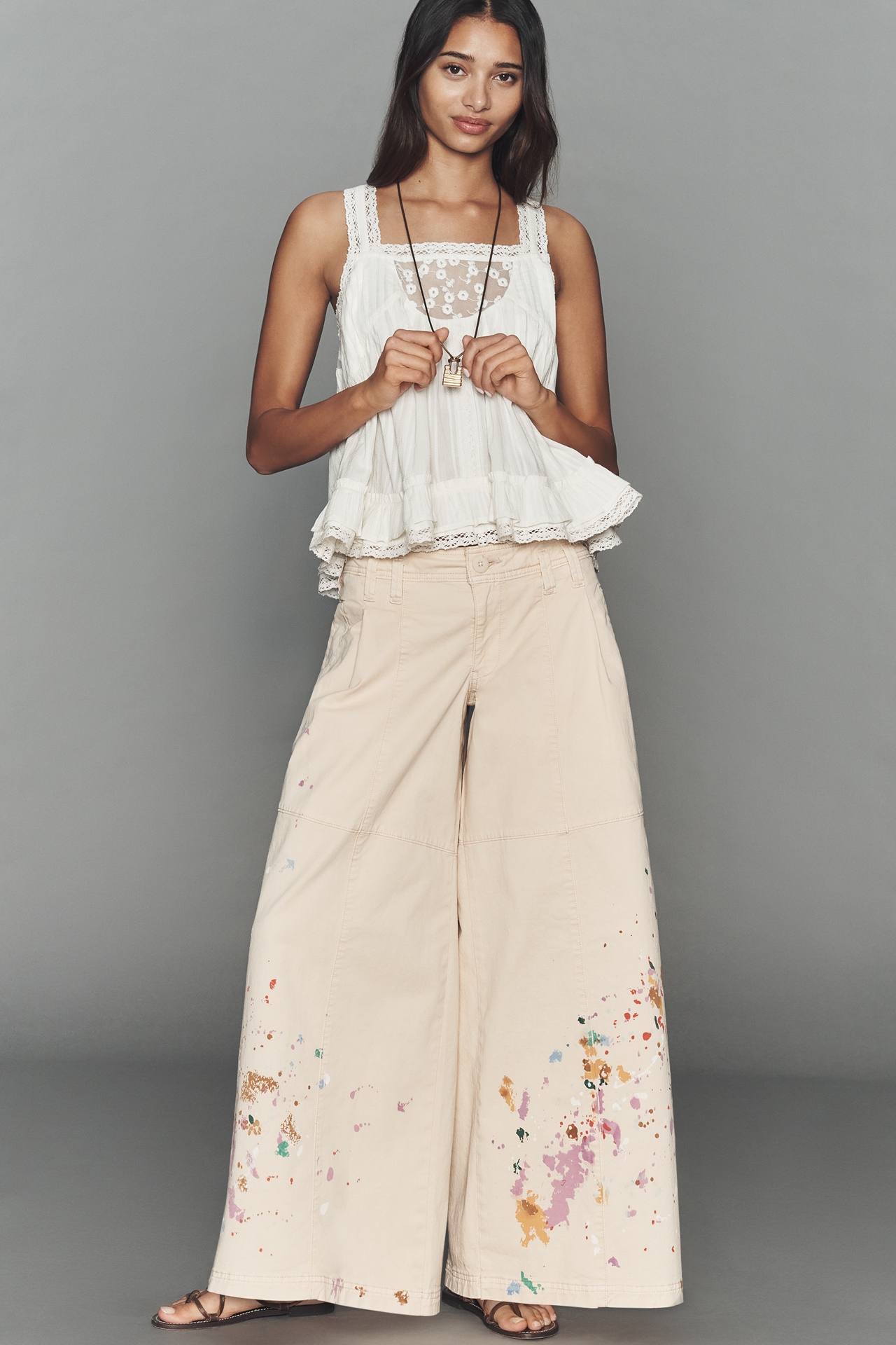 Pilcro Simona Palazzo Pants