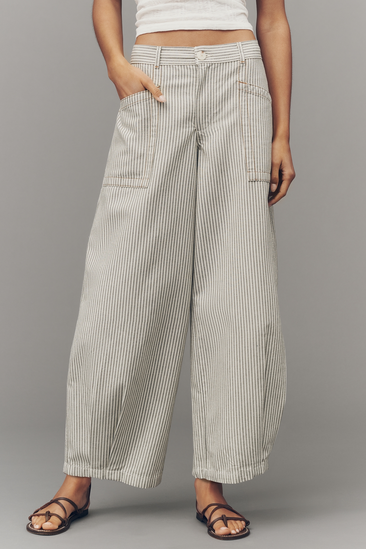By Anthropologie Cotton Utility Pants