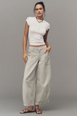 By Anthropologie Cotton Utility Pants