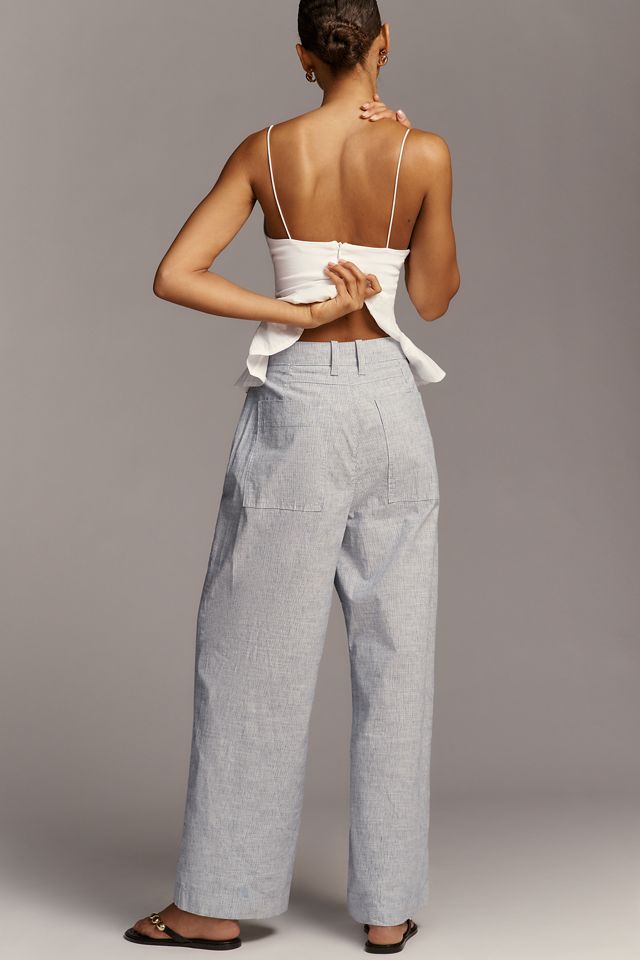 Maeve Provence Relaxed Pleated Pants #2