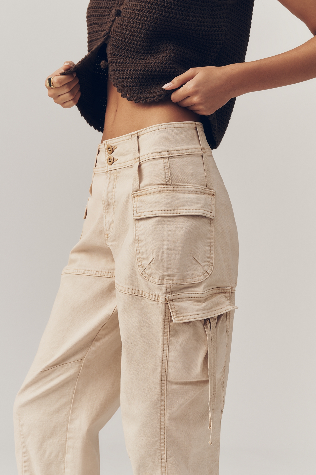 Pilcro Crop Cargo Pants