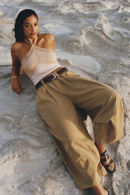 Maeve Cotton Linen Balloon Trousers