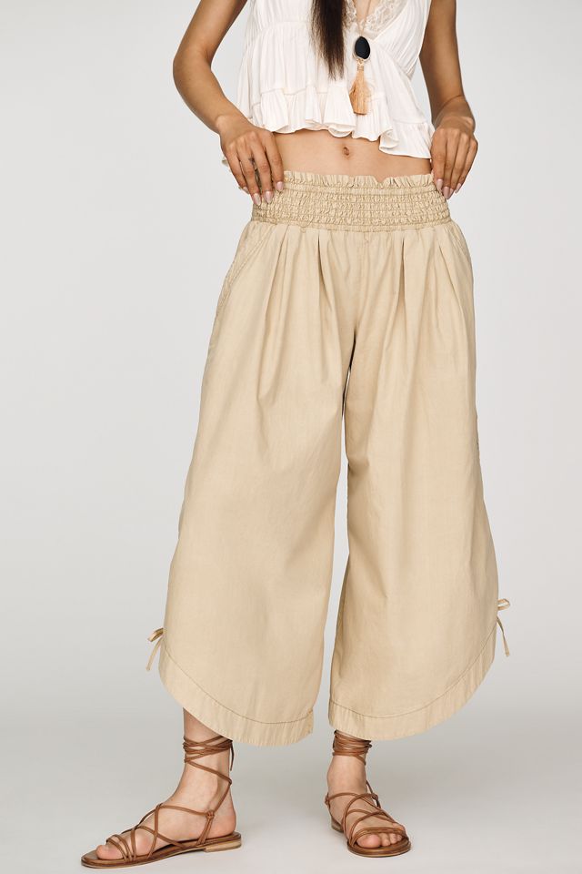 By Anthropologie Ruched Parachute Pants #1
