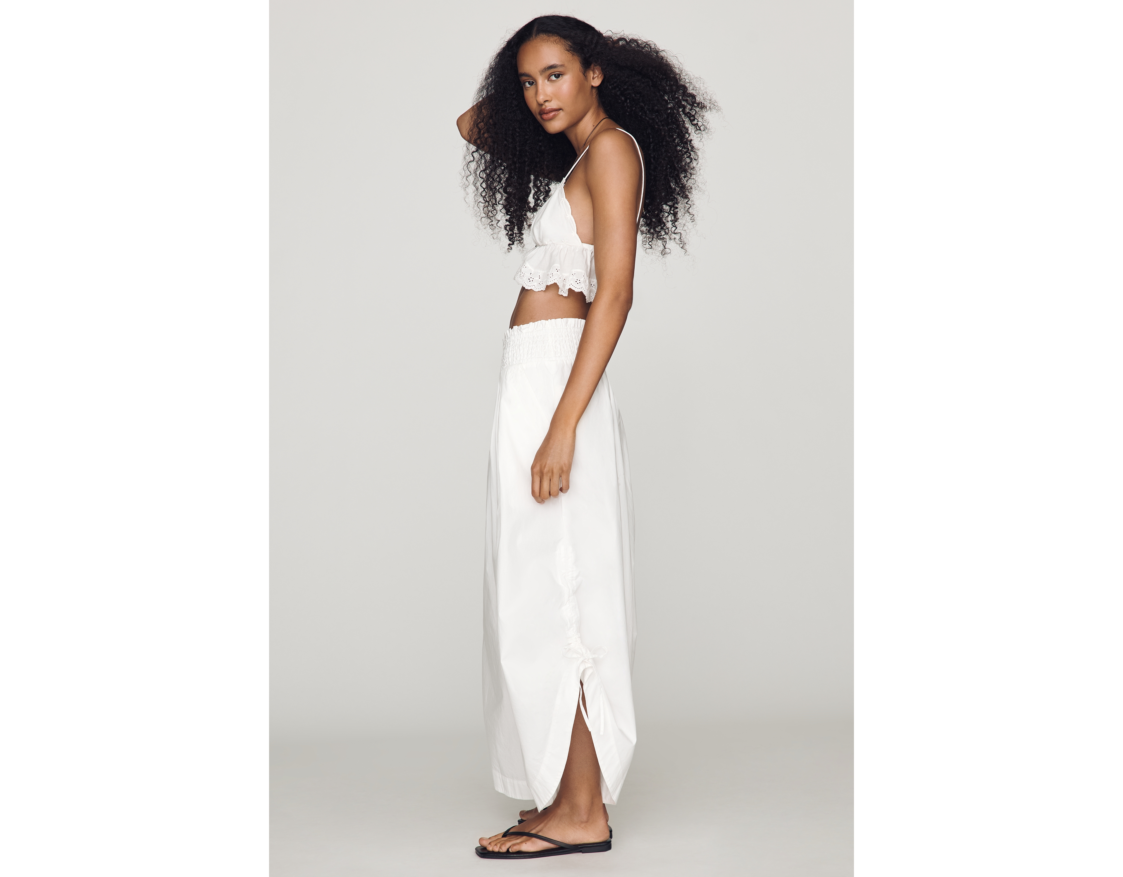 By Anthropologie Ruched Parachute Pants