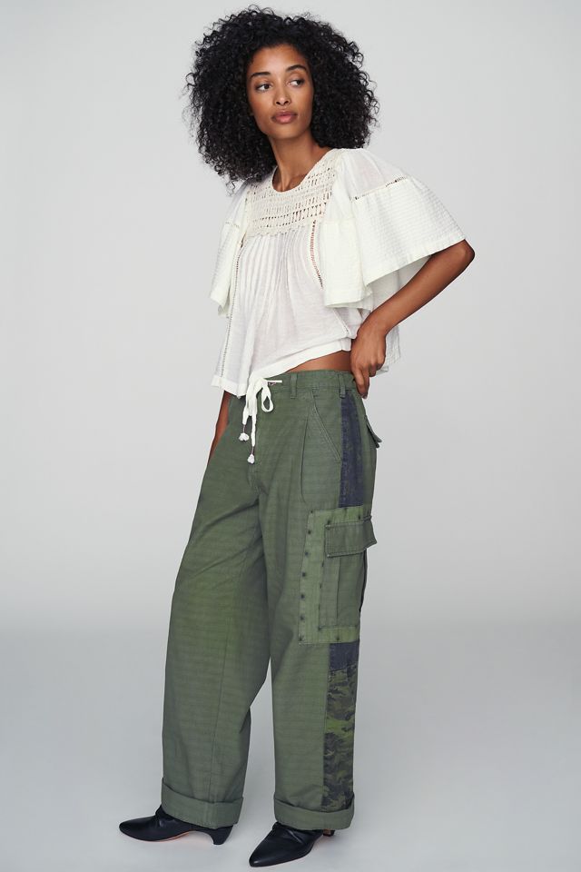 Pilcro Cade 100% Cotton Low-Slung Cargo Pants #4