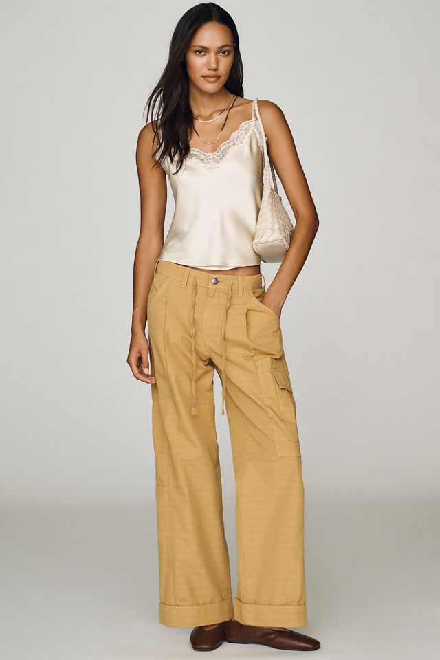 Pilcro Cade 100% Cotton Low-Slung Cargo Pants #1