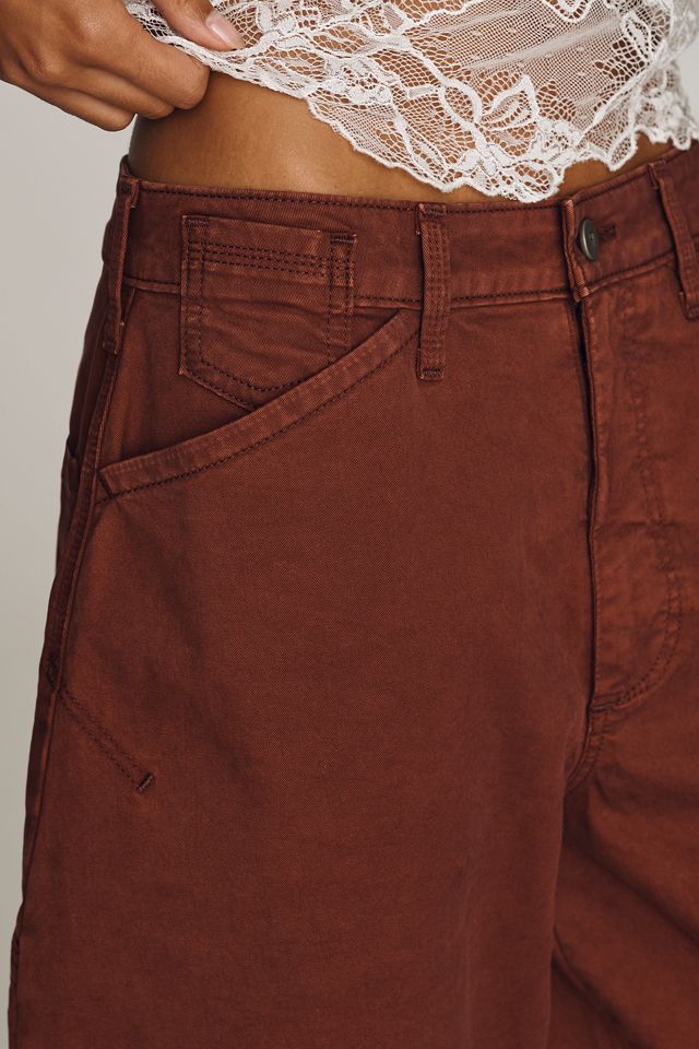 Pilcro Kayden Full Length Utility Barrel Pants #1