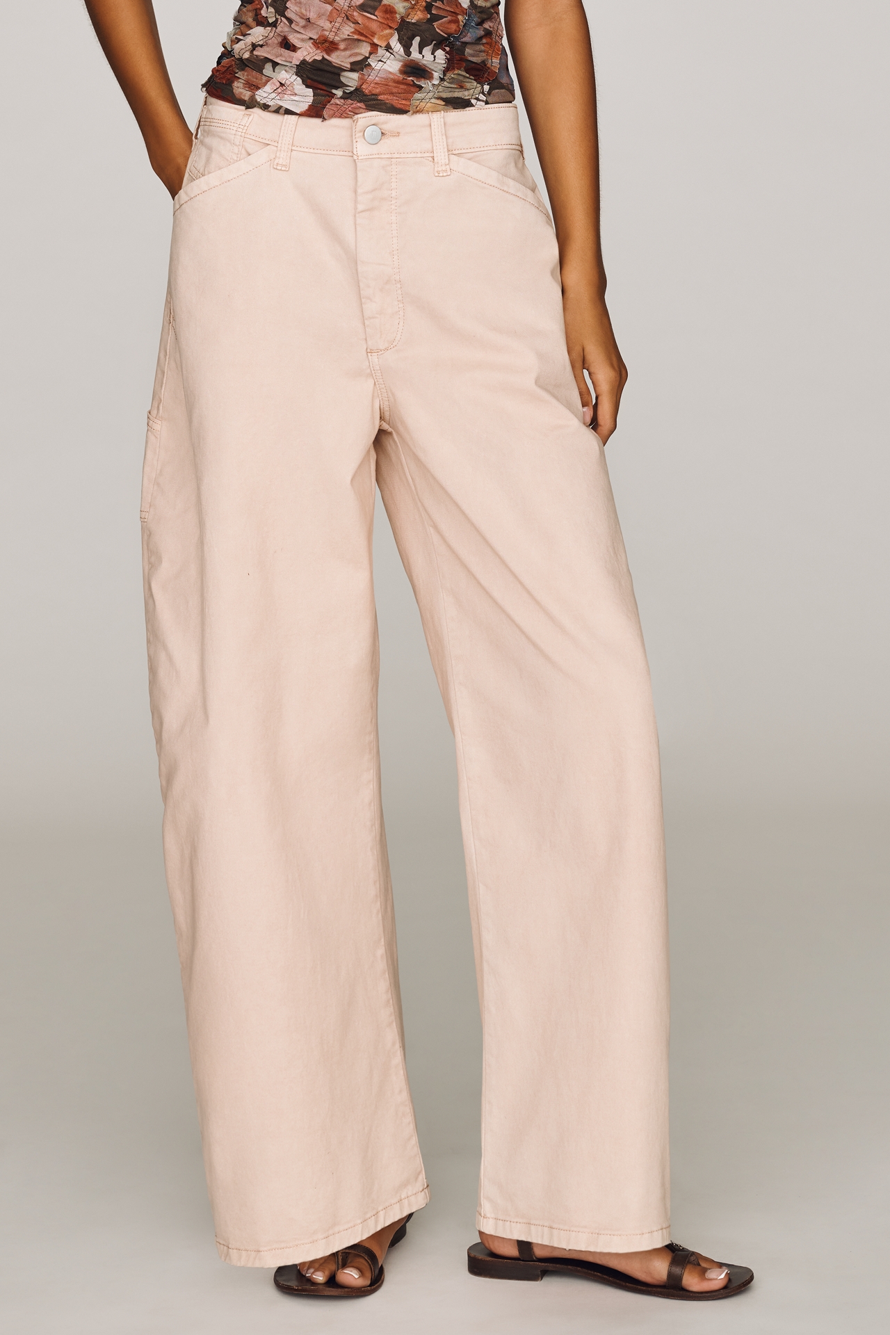 Pilcro Kayden Full Length Utility Barrel Pants