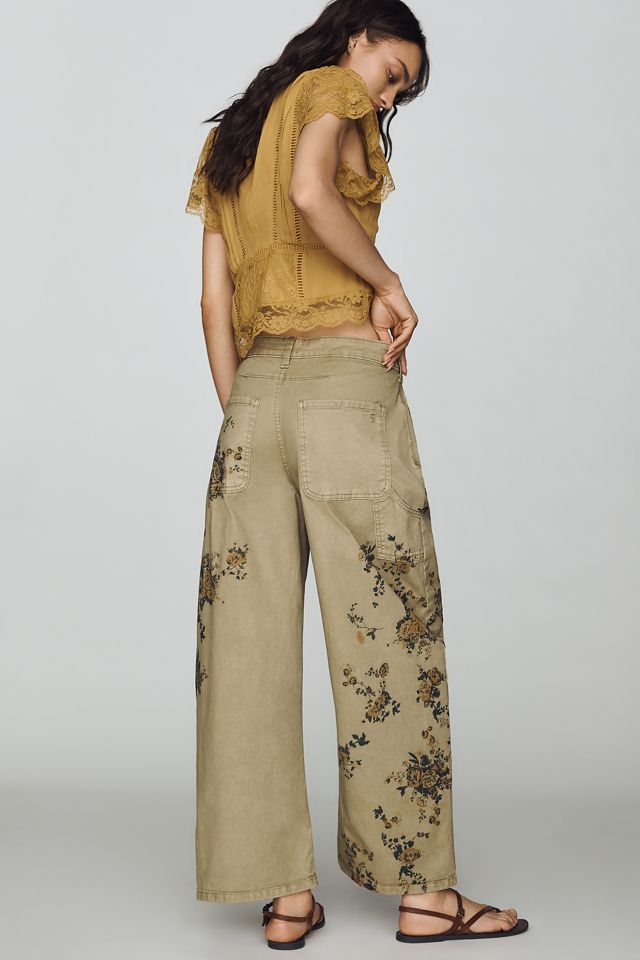 Pilcro Kayden High-Rise Embroidered Carpenter Barrel Jeans #2