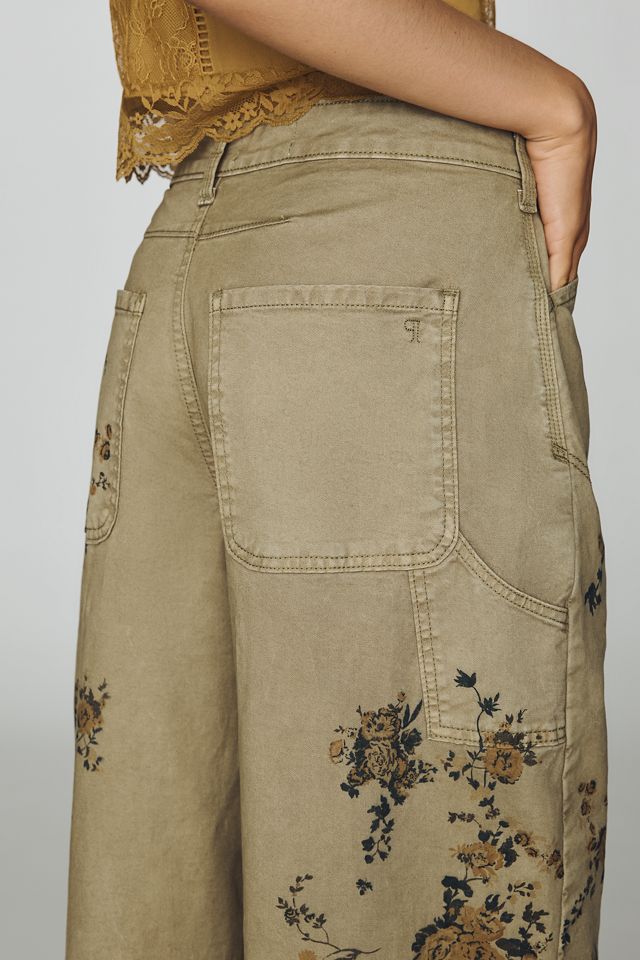 Pilcro Kayden High-Rise Embroidered Carpenter Barrel Jeans #3