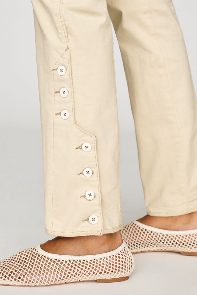 By Anthropologie Jodhpur Mid-Rise Straight-Leg Pants #1
